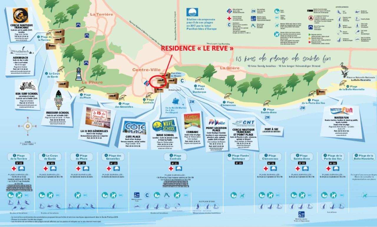 Apartmán Le Reve, Les Pieds Dans L'Eau, Face A L'Ile De Re La Tranche-sur-Mer Exteriér fotografie